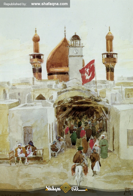  archéologues allemands  du sanctuaire de l'imam Ali (a.s.)  Mausolée de imam Ali  Najaf  Orientalisme  orientalistes allemands  Saint Sanctuaire Alawite  Walter Andrae