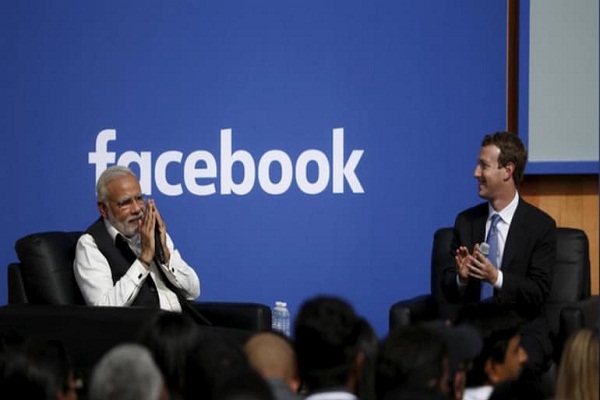 Inde, Bharatiya Janata Party, Facebook